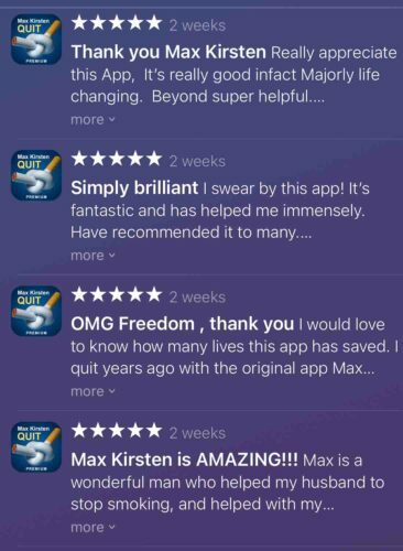 Appl App Store Reviews For Quit Smoking Now App